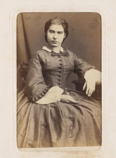 Portrait of a seated woman