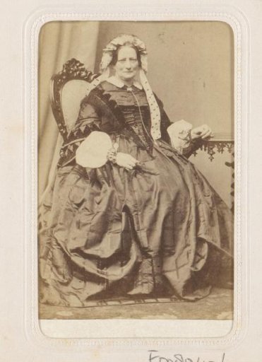 Portrait of a seated woman