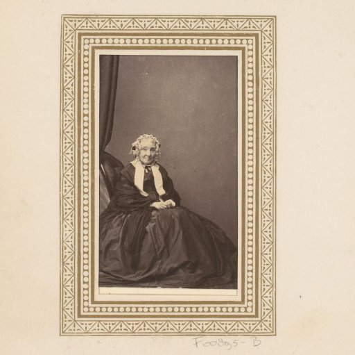 Portrait of a seated woman