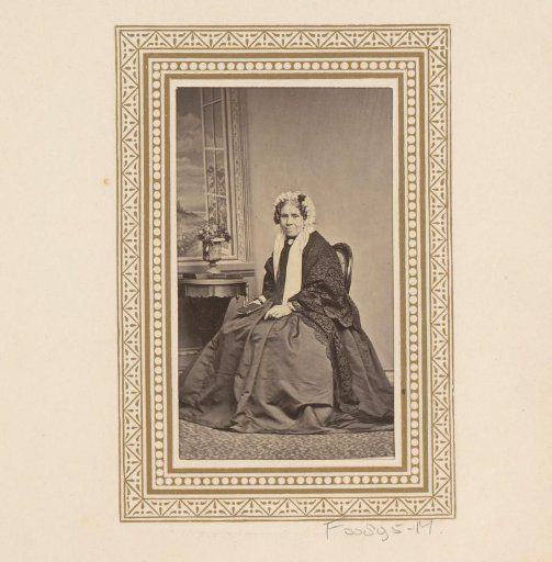 Portrait of a seated woman