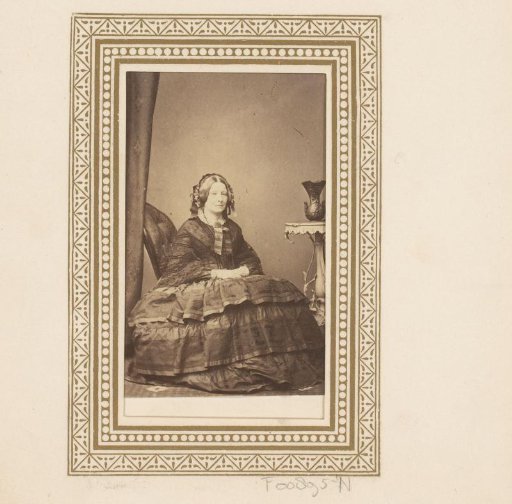 Portrait of a seated woman