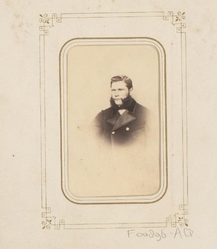 Portrait of a man with sideburns