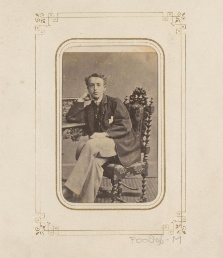 Portrait of a seated young man