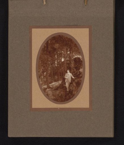Man in a forest