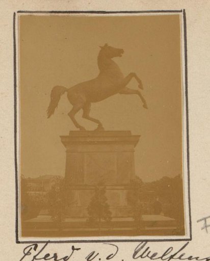 Statue of a Saxon Horse at Welfenschloss