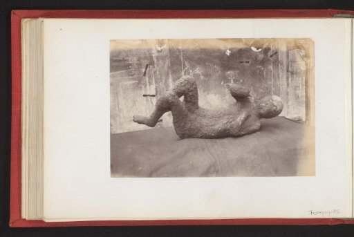 Cast of a victim of the eruption of Vesuvius in 79