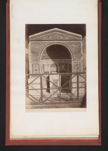 Ruins of a fountain at Pompeii