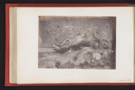 Photographic reproduction of a fresco at Pompeii