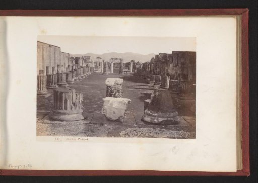 Ruins of the Basilica at Pompeii