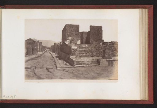 Ruins of the Tempio della Fortuna Augusta at Pompeii