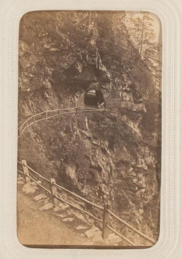 View of a mountain path
