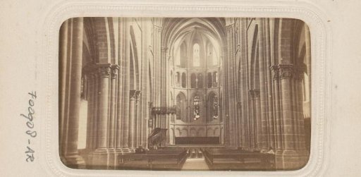 Interior of the cathedral of Geneva
