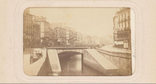 View of a waterway in Nantes