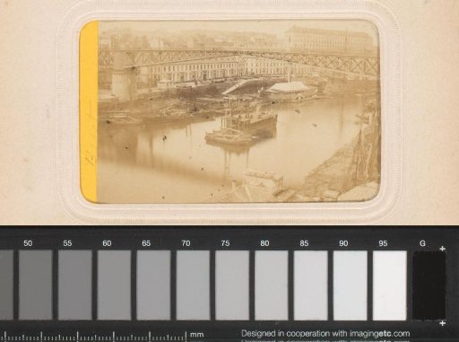 View of the Pont National over the Penfeld at Brest