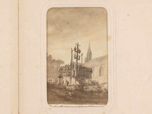 Photographic Reproduction of a Print of the Calvaire de Plougastel