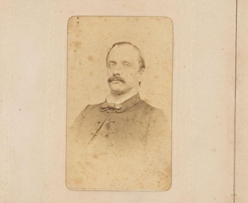 Portrait of a man with a mustache