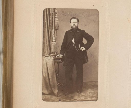 Portrait of a Man with a Pocket Watch, Standing by a Table