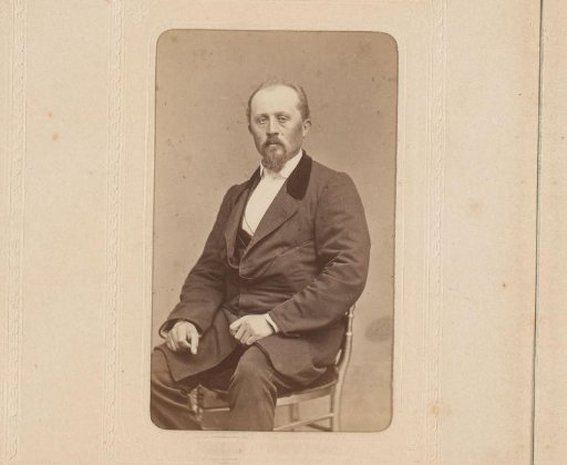 Portrait of a Seated Man with a Mustache and Beard