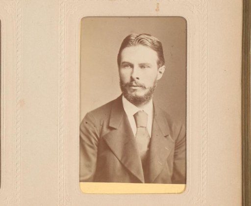 Portrait of a man with a moustache and beard