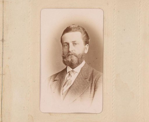 Portrait of a man with moustache and beard