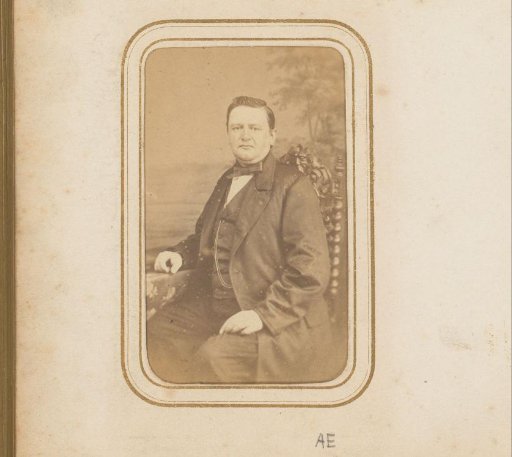 Portrait of a seated man