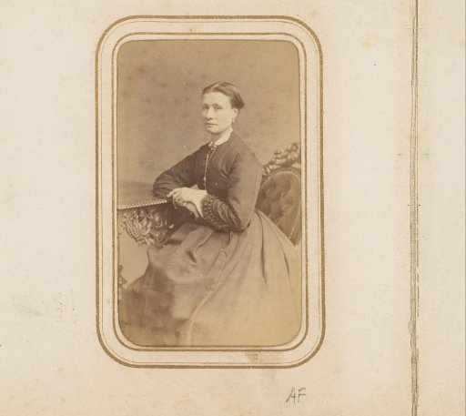 Portrait of a seated woman