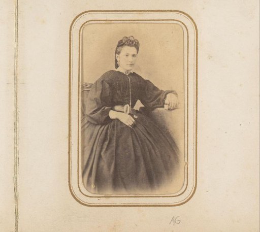Portrait of a seated woman