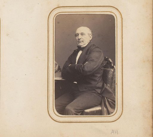 Portrait of a seated man