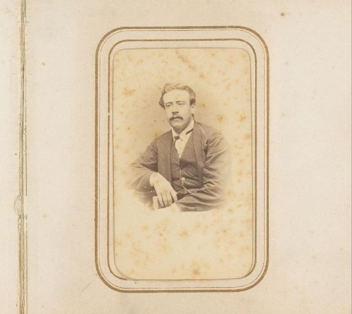 Portrait of a man with a mustache
