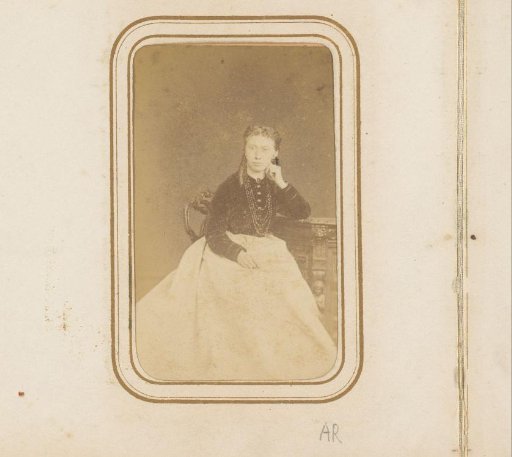 Portrait of a seated woman