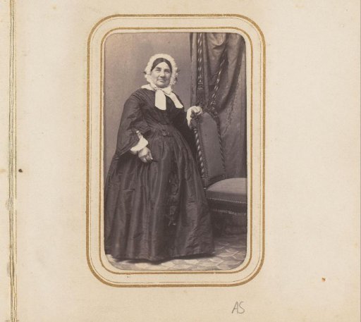 Portrait of a woman with a cap