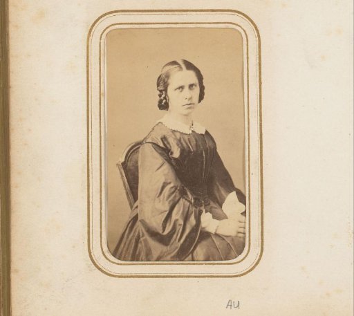 Portrait of a seated woman