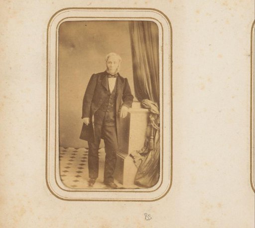 Portrait of a man with sideburns