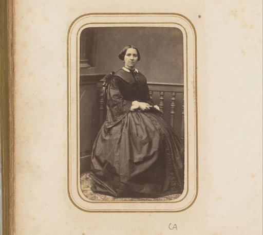 Portrait of a seated woman