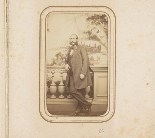 Portrait of a man, identified as Jules la Combe