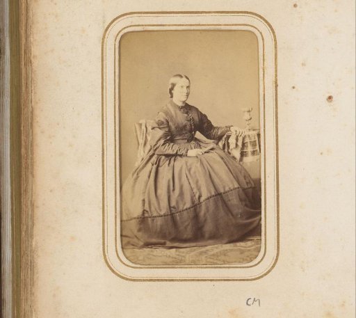 Portrait of a seated woman