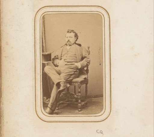 Portrait of a seated man