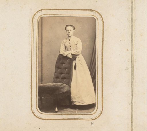 Portrait of a Standing Young Woman