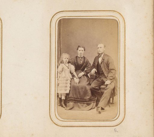 Family Portrait with Father, Mother, and Daughter