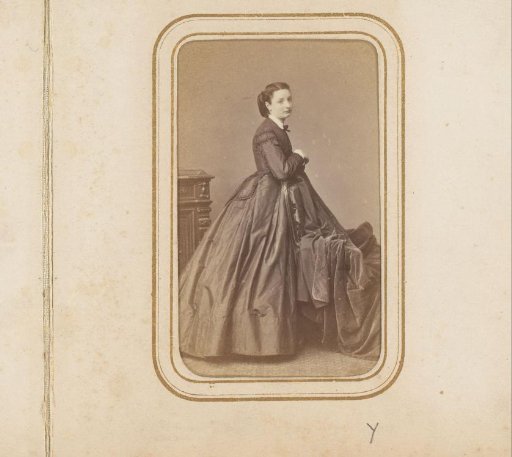 Portrait of a Young Woman, Standing by a Chair