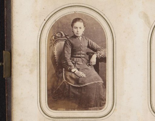 Portrait of a seated girl