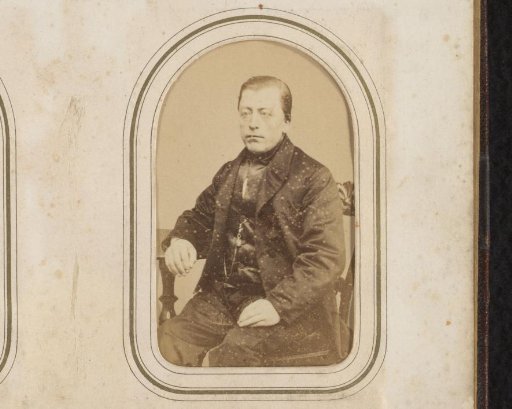 Portrait of a seated man