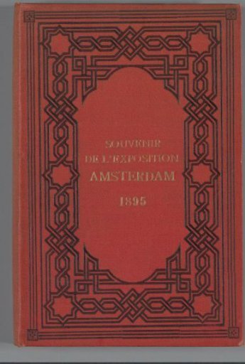 Photo album with views of the World Exhibition for the Hotel and Travel Industry on the Museumplein in 1895