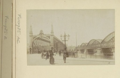 View of the Maas bridges in Rotterdam