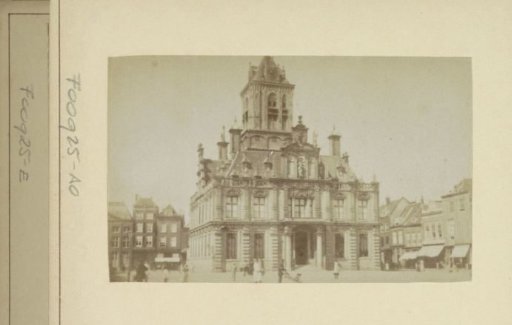 Exterior of the town hall of Delft on the Markt