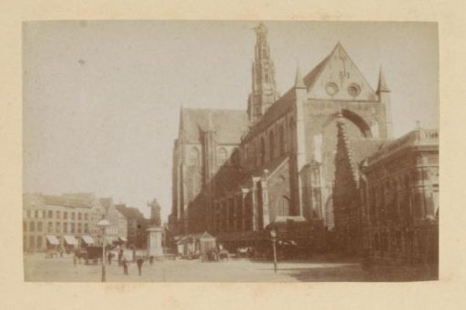 Grote or Sint-Bavokerk on the Grote Markt in Haarlem