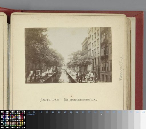 View of the Oudezijds Achterburgwal in Amsterdam