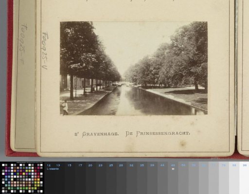 View of the Prinsessegracht in The Hague
