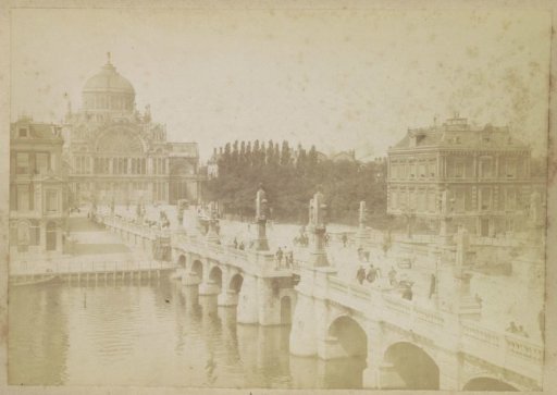 View of the Hogesluis and the Paleis voor Volksvlijt