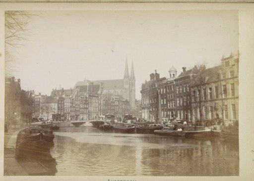 View of the Singel with the church De Krijtberg in the center